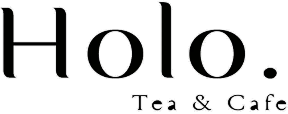 Interior Design - Logo of Holo Tea and Cafe featuring elegant typography. Dexign Matter Studio