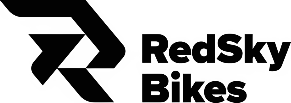 Interior Design - Logo of RedSky Bikes featuring a stylized design with text and graphic elements. Dexign Matter Studio