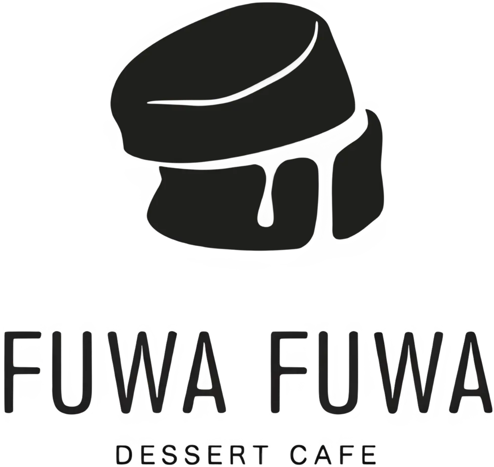 Interior Design - Logo of Fuwa Fuwa Dessert Cafe featuring a stylized dessert illustration. Dexign Matter Studio